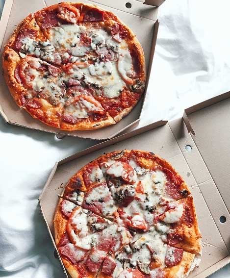 pizza boxes